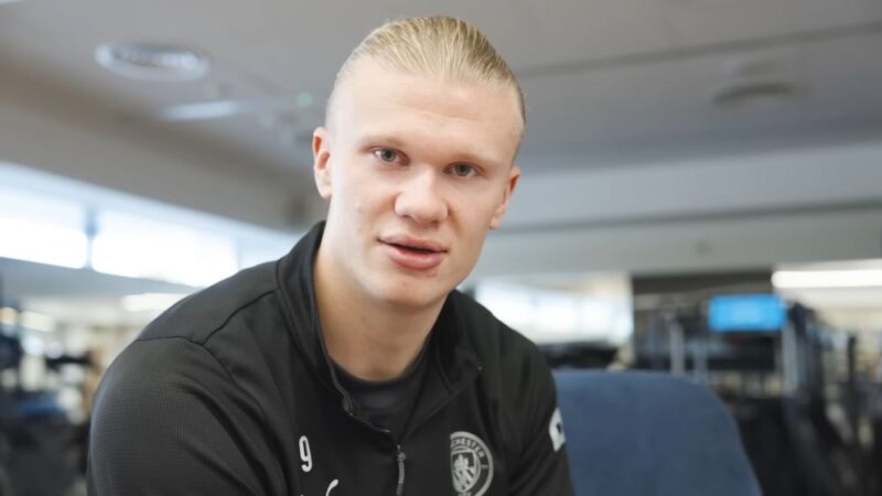 Erling Haaland tokom intervjua i razgovora o treningu, oporavku i sportskim navikama